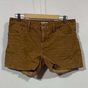 Carve designs Brown Denim Cutoff corduroy Shorts